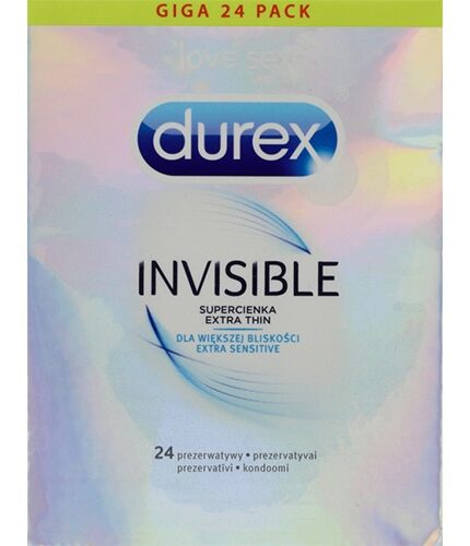Durex Invisible Extra Sensitive 24pcs