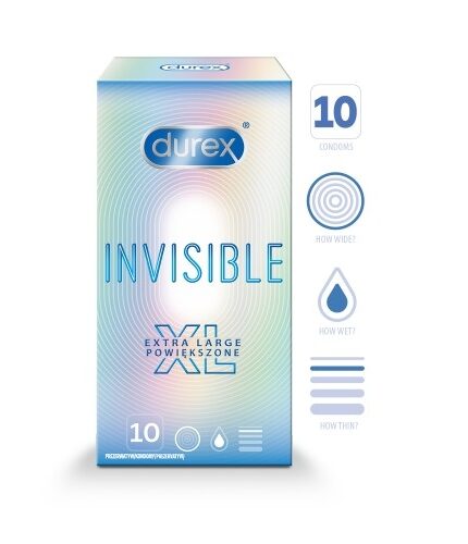 Durex Invisible XL 10pcs
